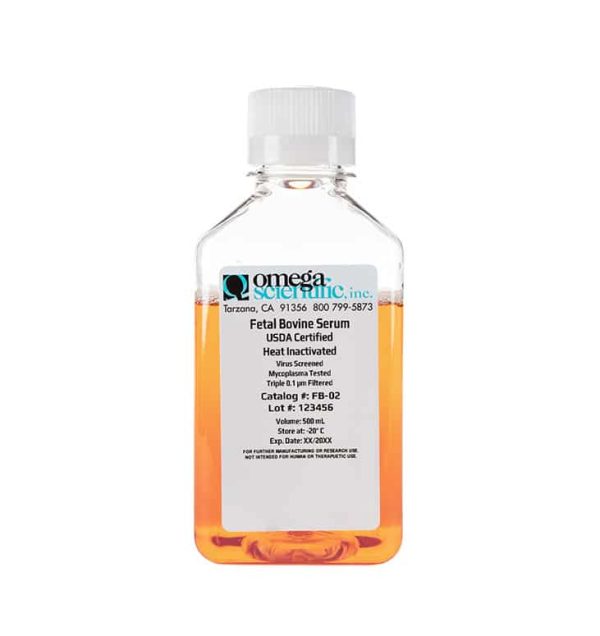 Fetal Bovine Serum, USDA Approved Sourcing, Heat Inactivated (FB-02)